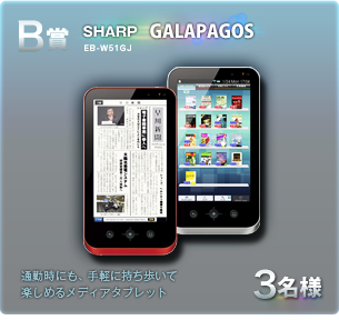 B SHARP GALAPAGOS EB-W51GJ 3l